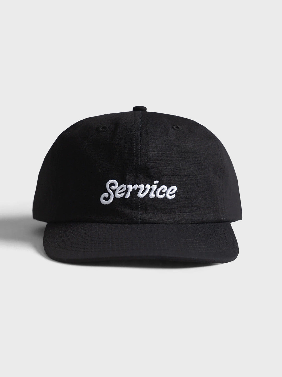 Service Works Ripstop Service Cap Black - voorkant