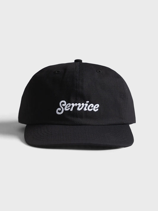 Service Works Ripstop Service Cap Black - voorkant