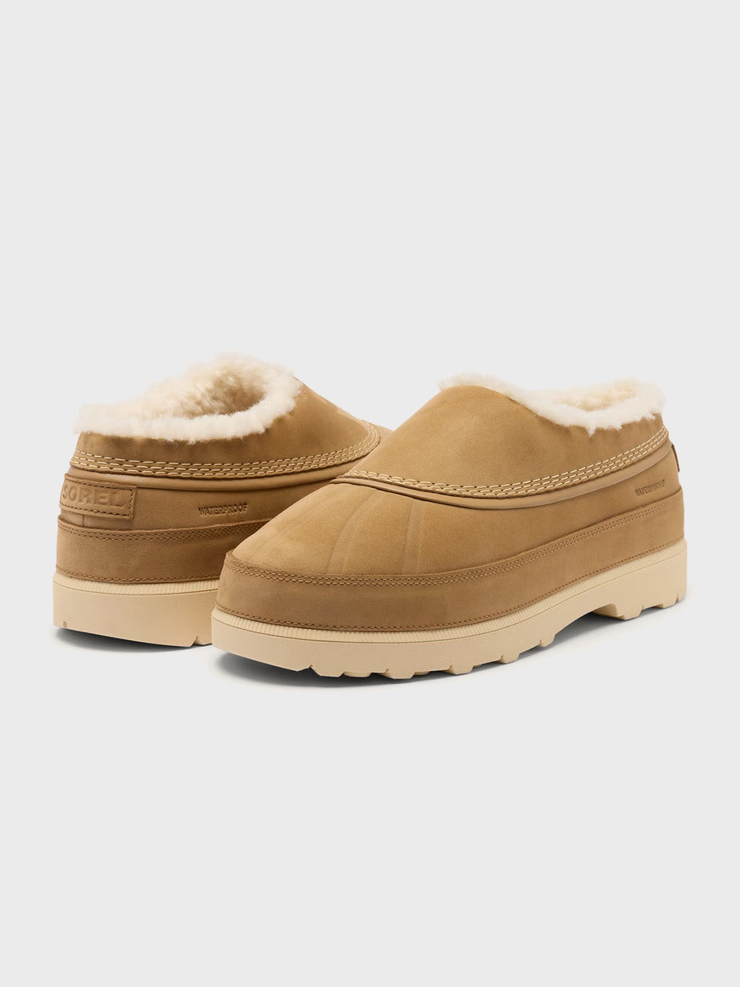 Sorel Ambler Fireside Waterproof Clog Caribou – zijkant