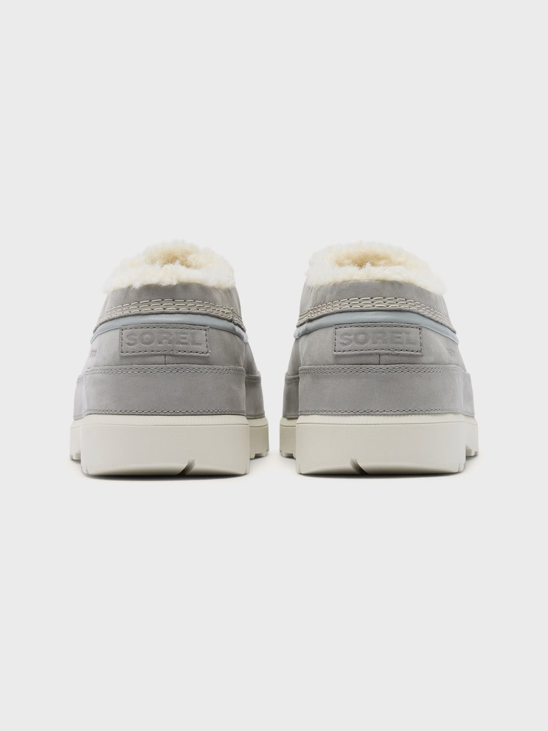 Sorel Ambler Fireside Waterproof Clog Chrome Grey – achterkant
