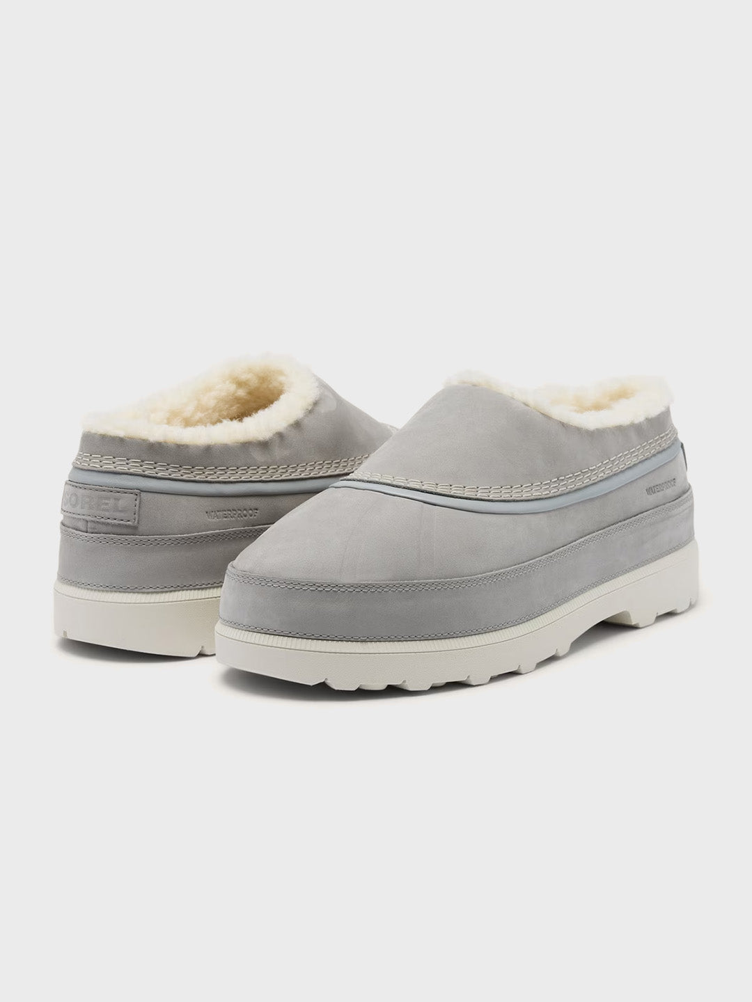 Sorel Ambler Fireside Waterproof Clog Chrome Grey – zijkant