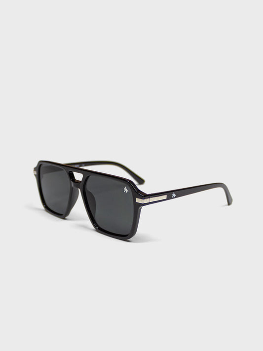 The Missing Piece Aviator Shades | Black