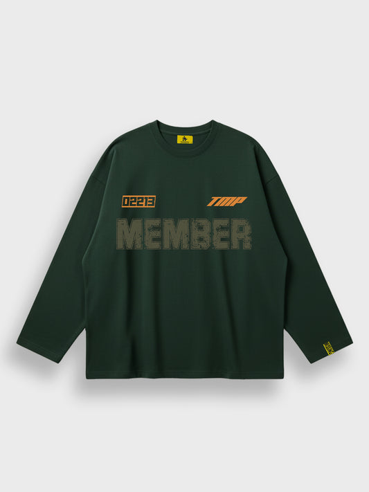 The Missing Piece Classic Longsleeve Forest Green voorkant