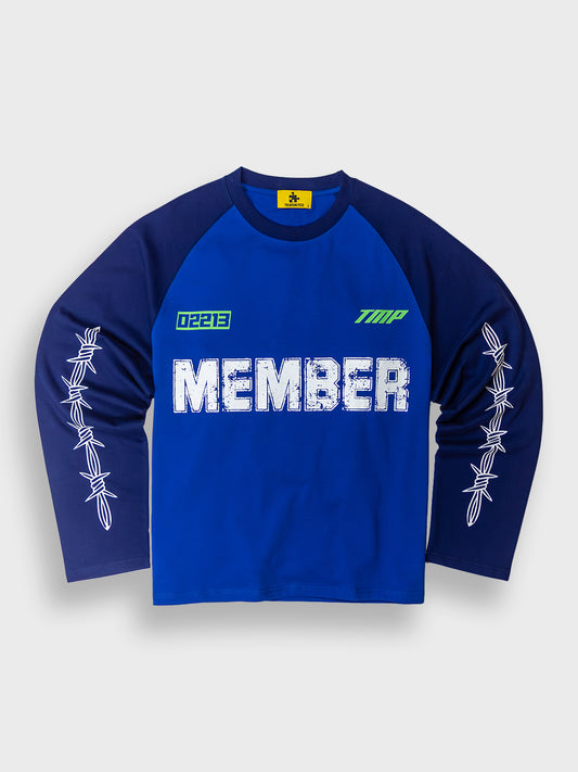 The Missing Piece Longsleeve Blauw - voorkant