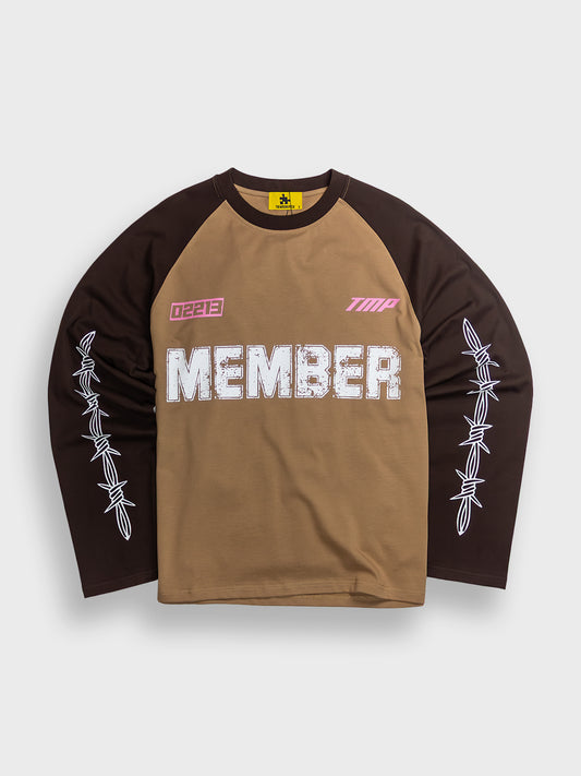 The Missing Piece Longsleeve bruin - voorkant