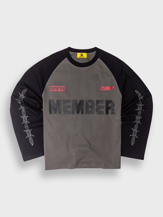 The Missing Piece Longsleeve Grey - voorkant