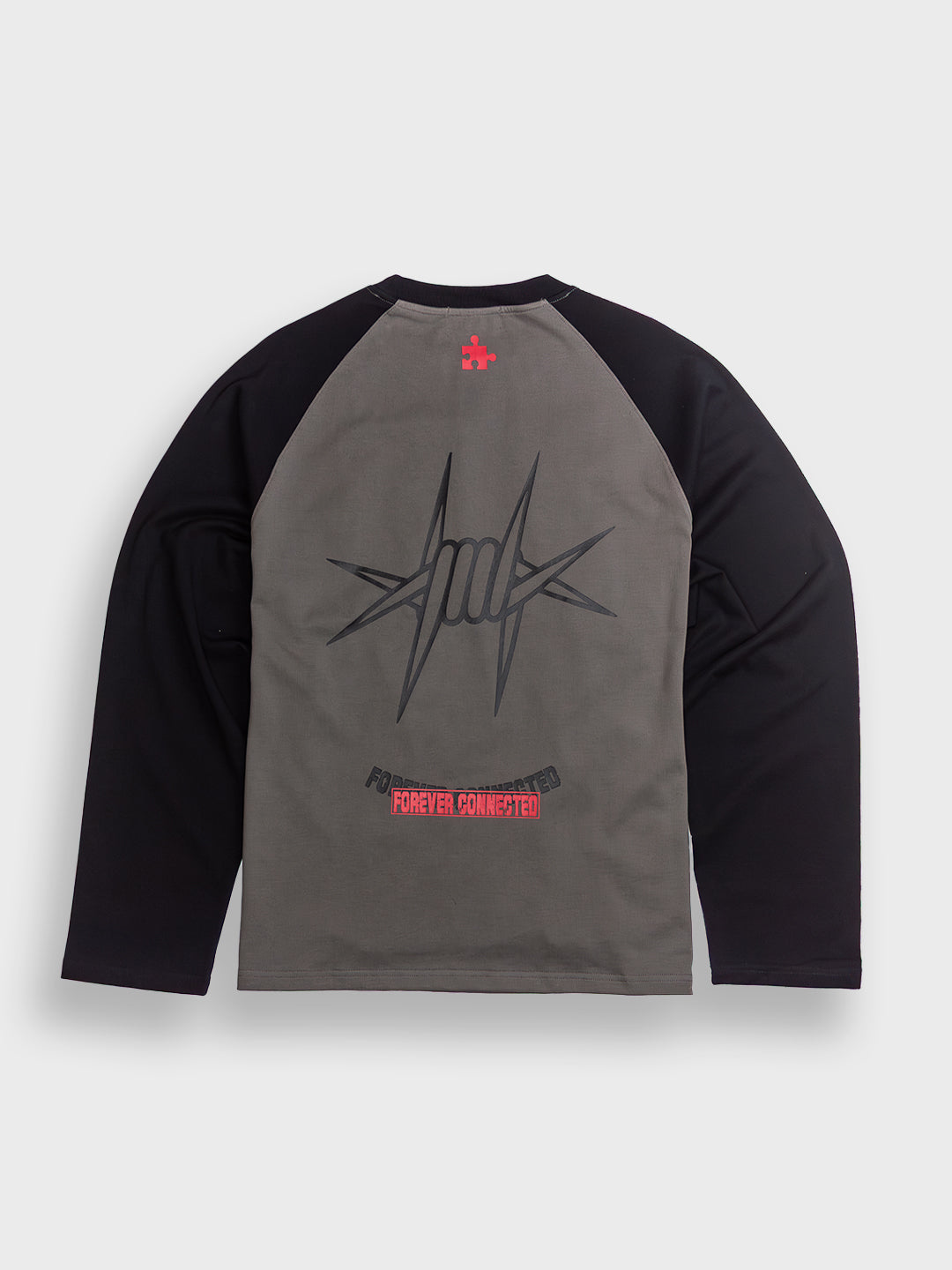 The Missing Piece Longsleeve grijs - achterkant