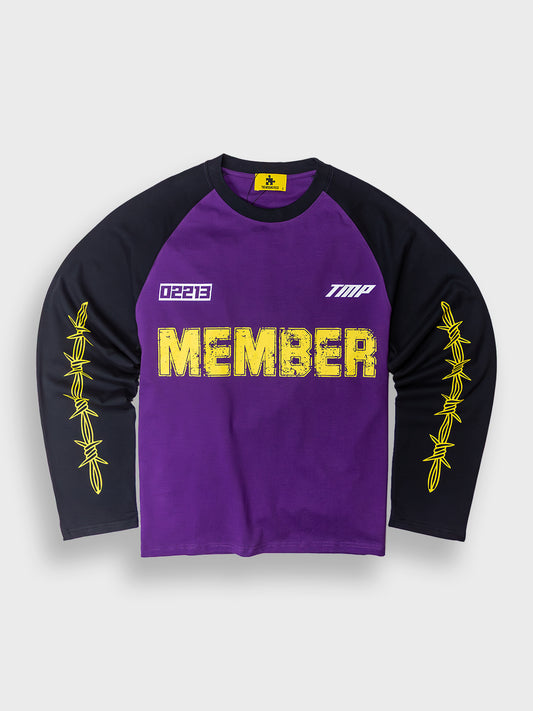 The Missing Piece Longsleeve paars - voorkant