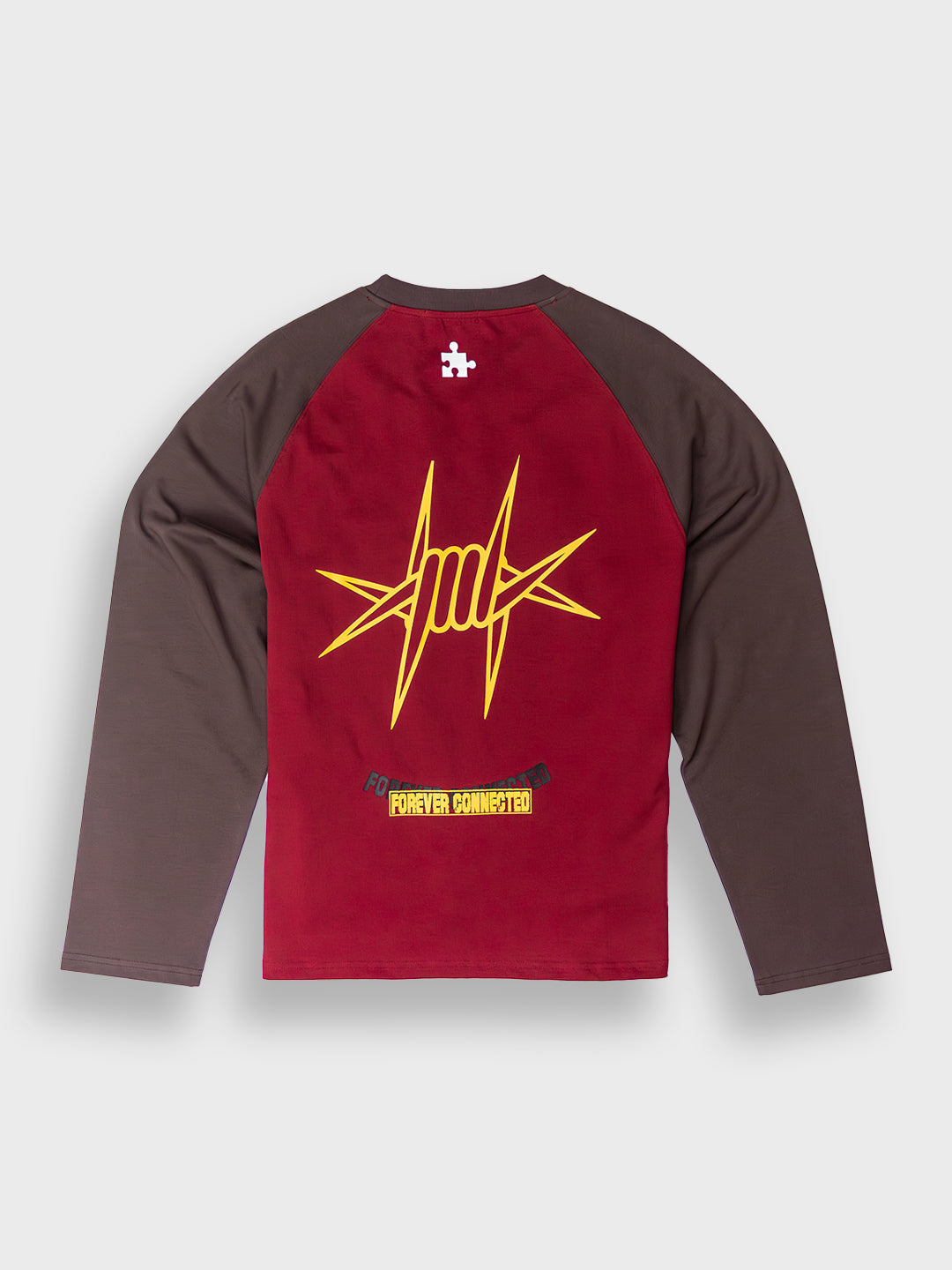 The Missing Piece Longsleeve t-shirt - rood - achterkant