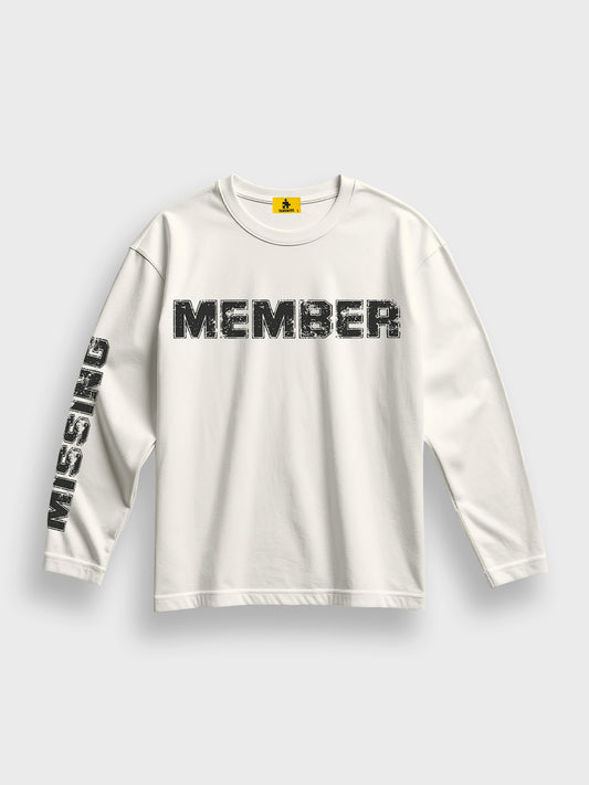 The Missing Piece Longsleeve 2.0 White