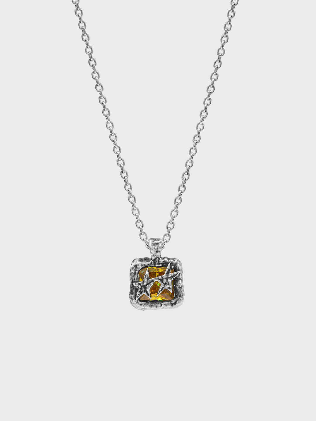 TwoJeys Due Stelle Icon Necklace Silver