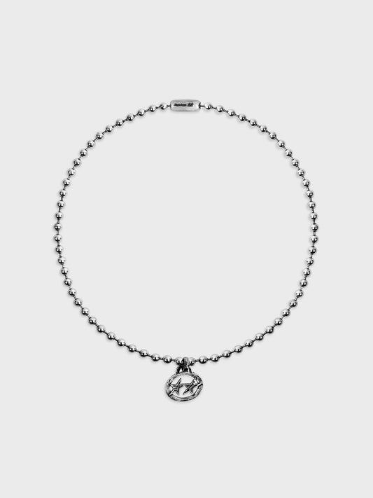 TwoJeys Icon Ball Necklace #1 Silver – packshot ketting