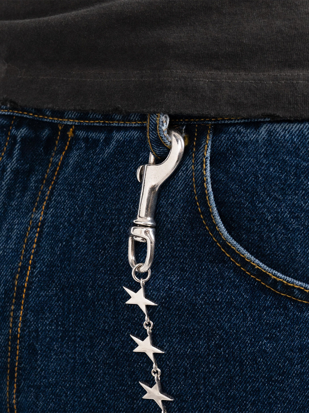 TwoJeys Stars Pant Chain Silver – close-up