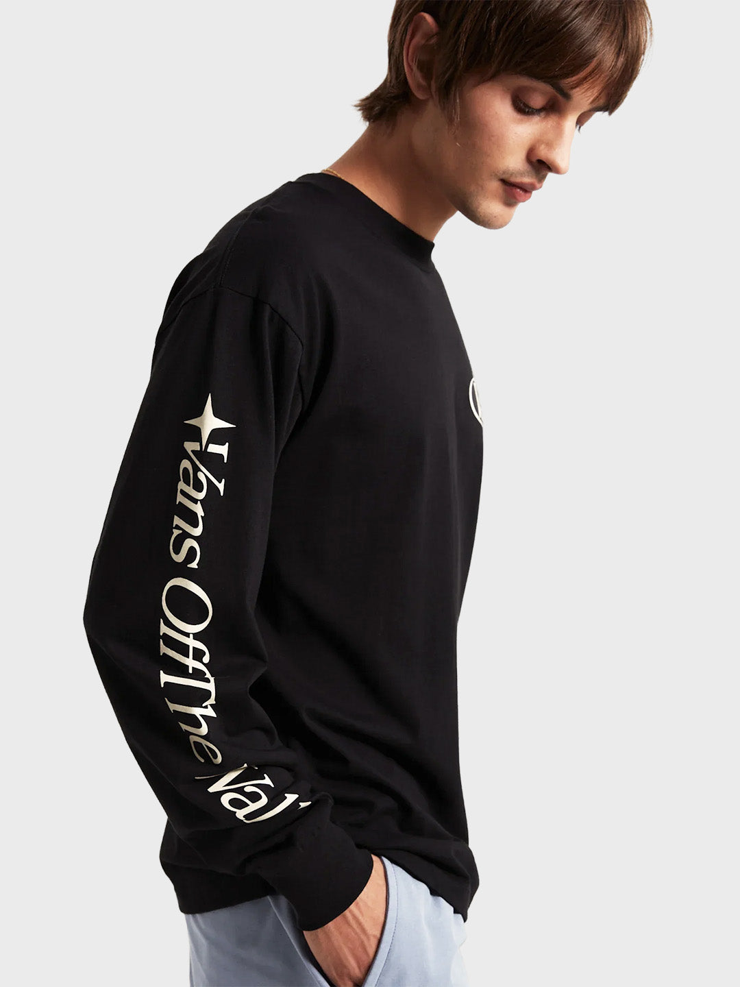 Vans Advanced Vee Longsleeve Black - zijkant