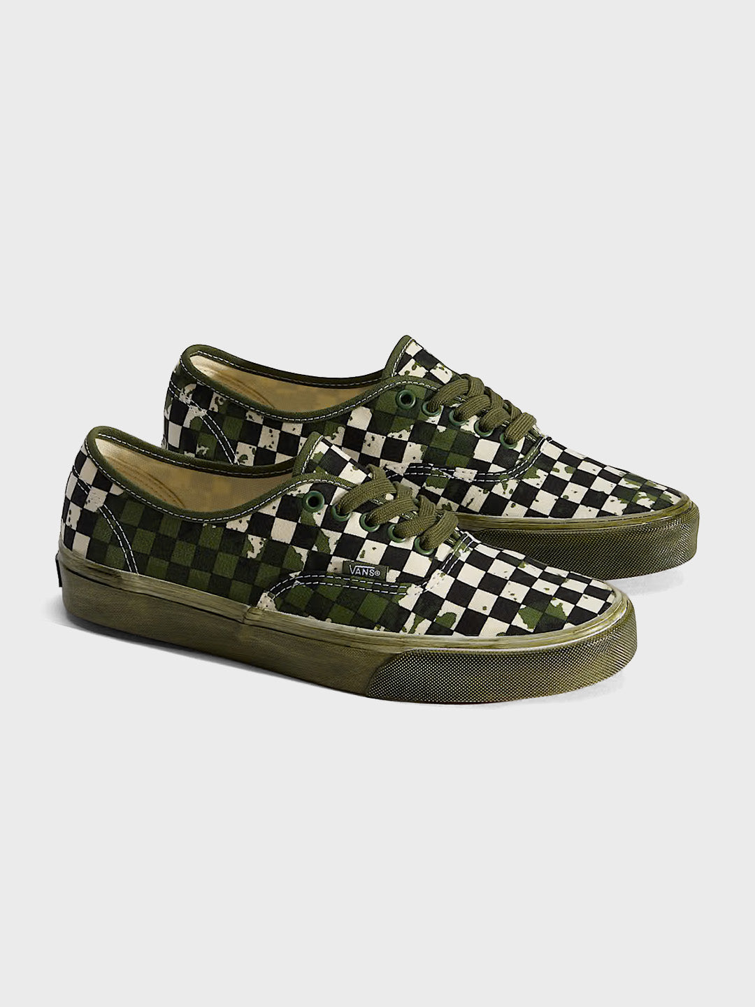 Vans Authentic Over Dye Sneakers Green - VN000D7YCX3 - voorkant