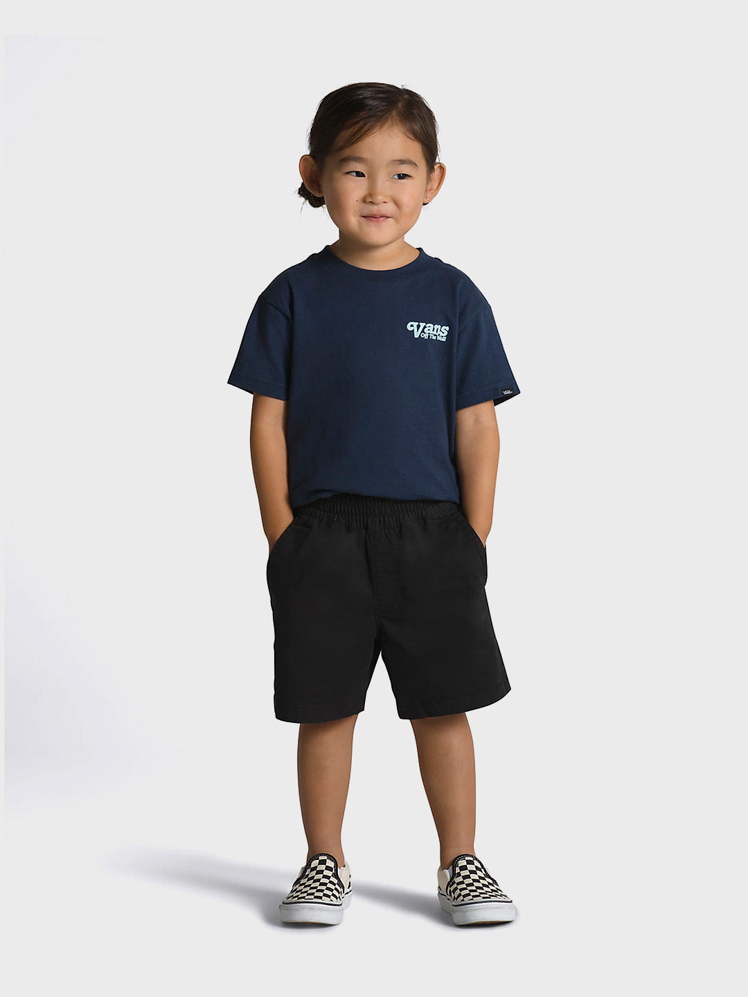 Vans Elastic Waist Shorts Kids | Black