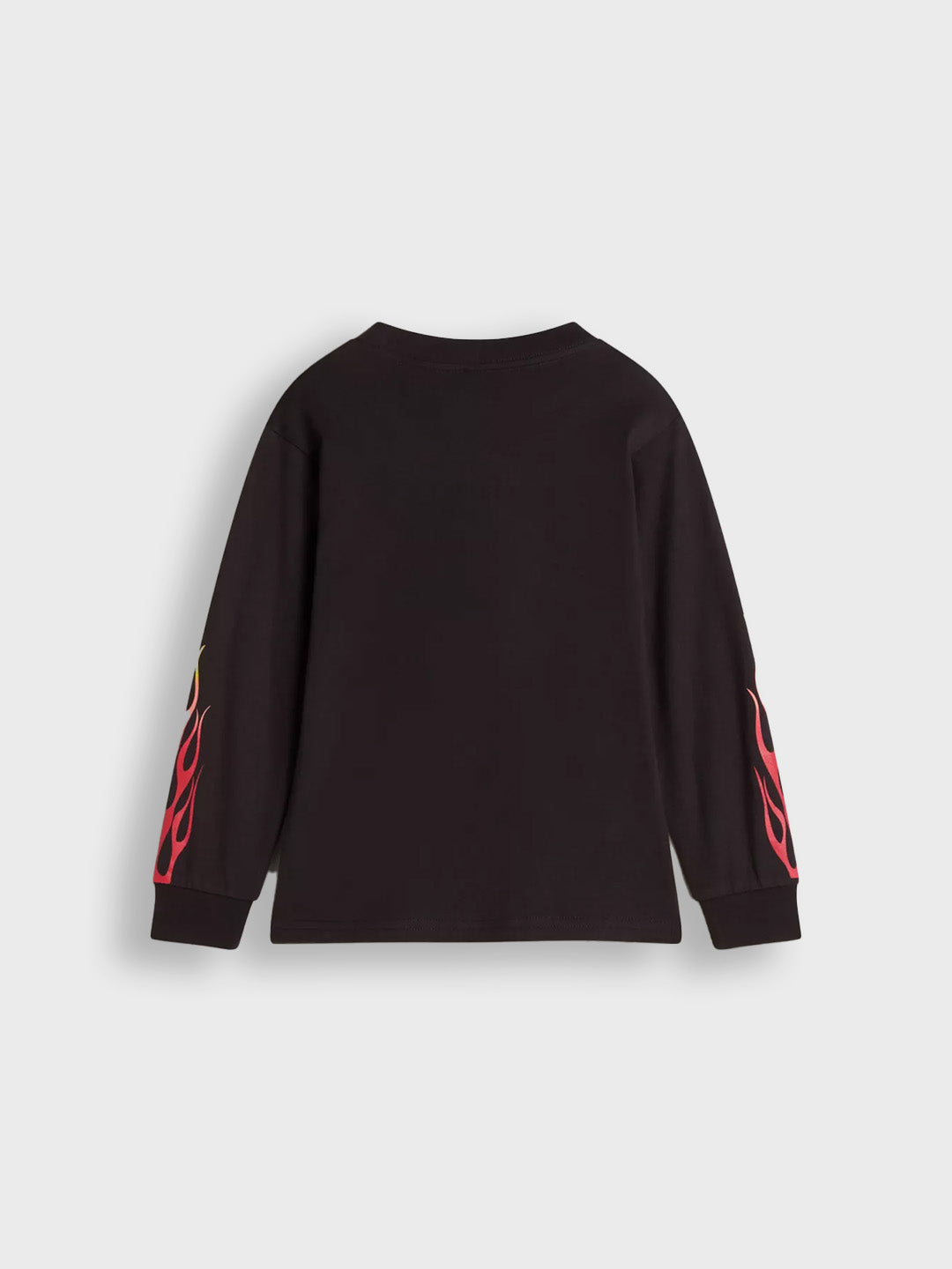 Vans Flame Longsleeve T-Shirt Kids | Black