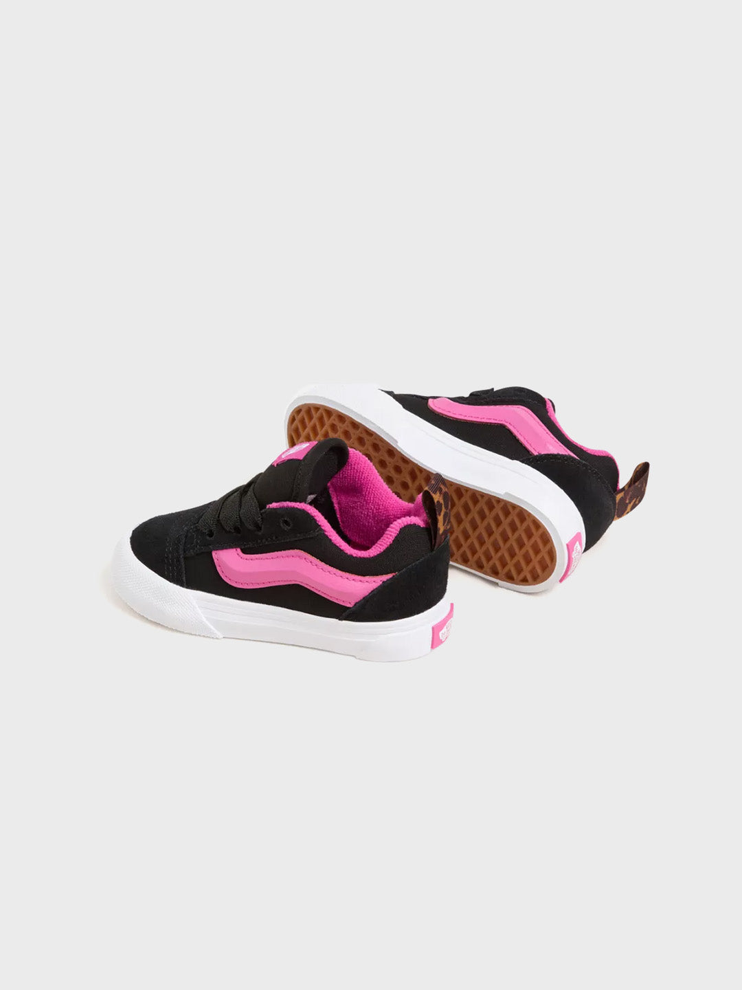 vans kinderschoenen zwart roze