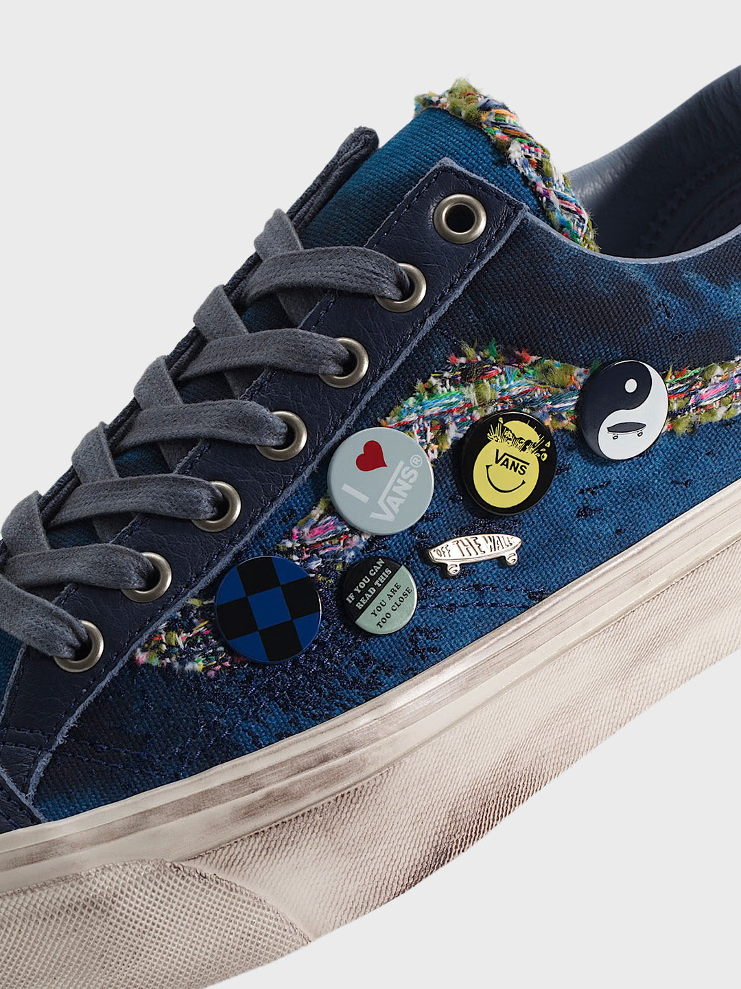 Vans LX Old Skool 36 Souvenir Sneakers Navy – VN000E8VNVY – close-up buttons