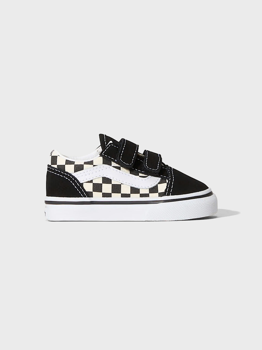 Vans Old Skool (TD) Kinderschoenen Checkerboard - zijkant