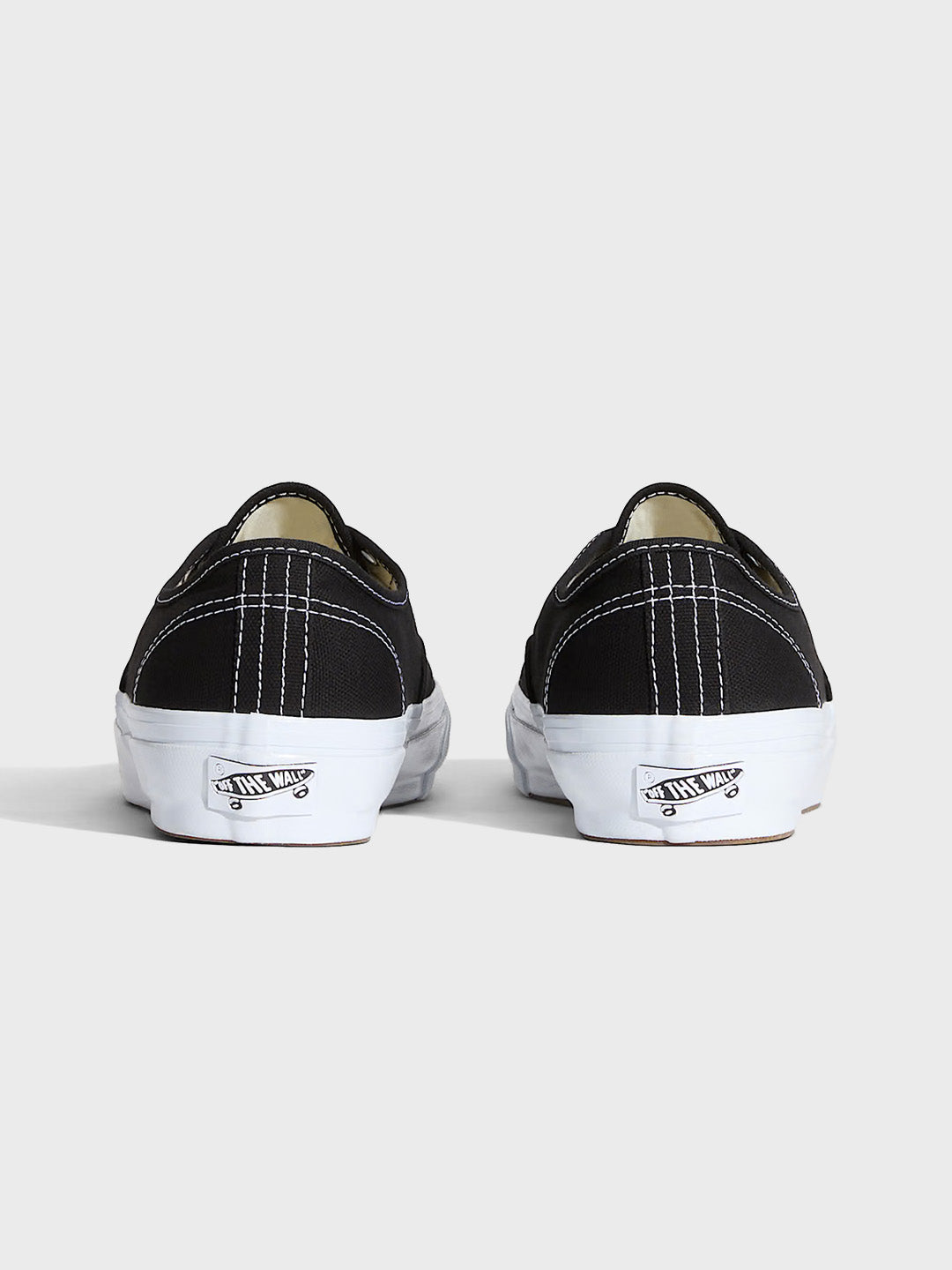 Vans Premium Authentic 44 LX Sneakers Black/White - achteraanzicht