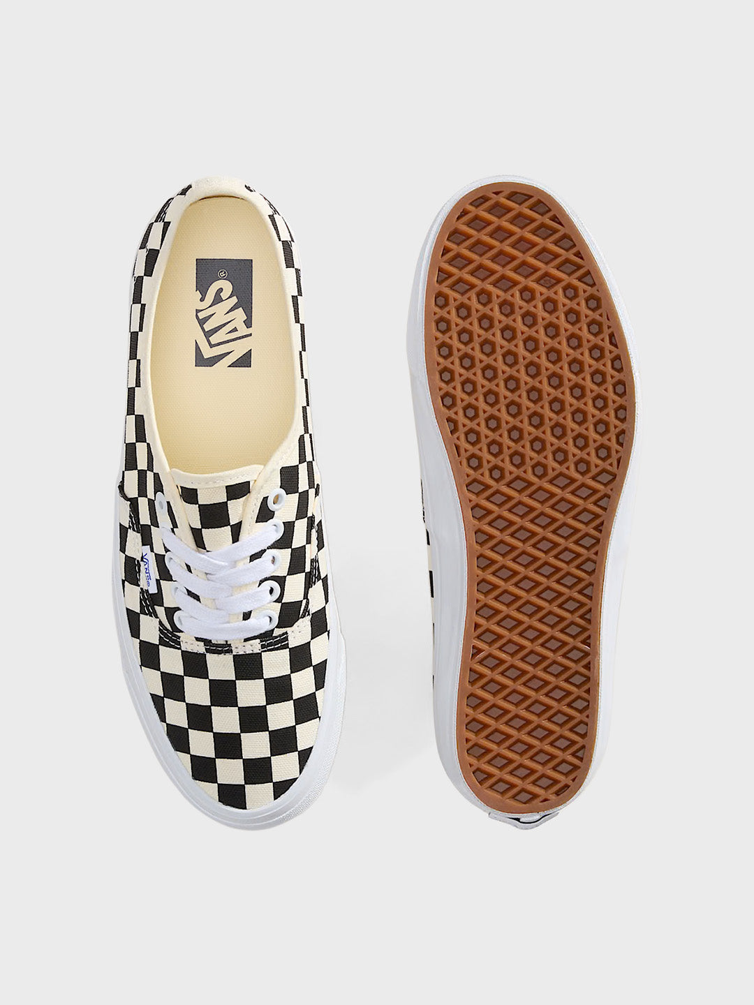 Vans Premium LX Authentic 44 sneakers Checkerboard – VN000CQA2BO – bovenkant en zool