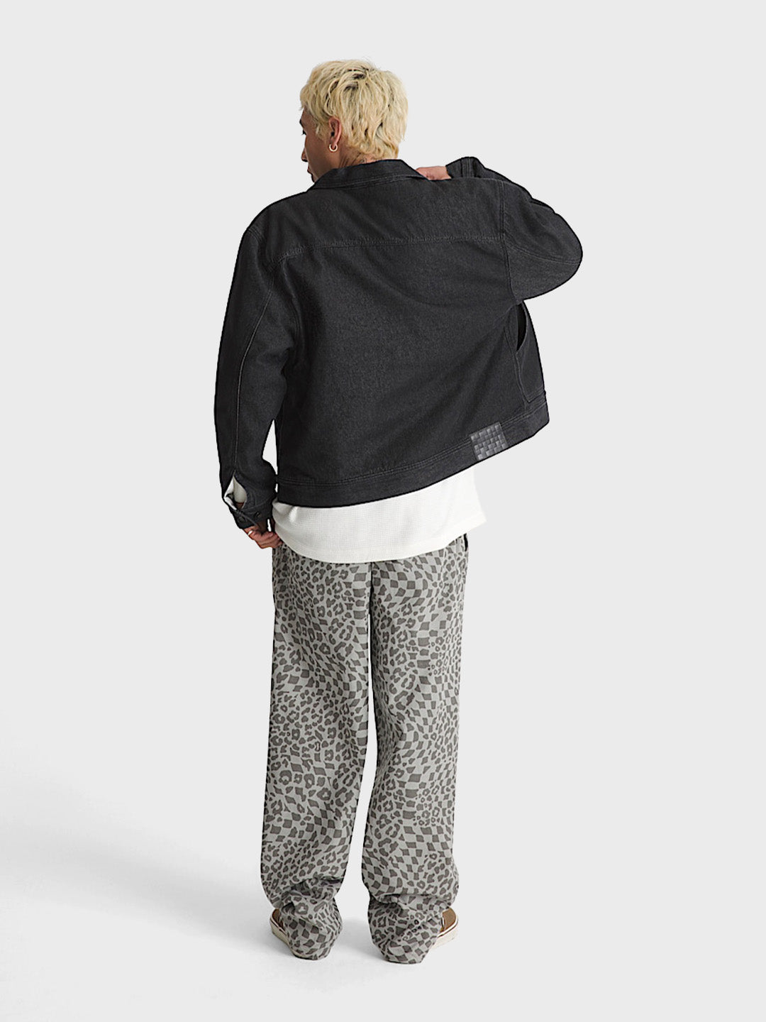 Vans Range Novelty Pants Drizzle Grey achterkant