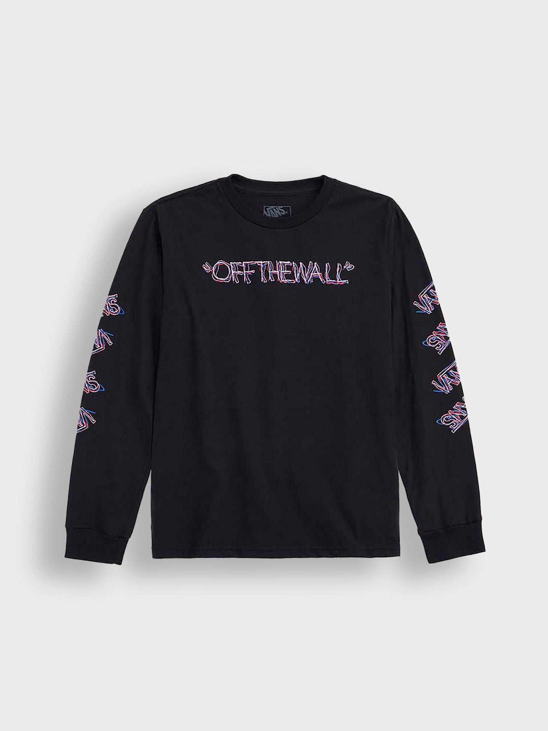 Vans Scribble Kids Longsleeve T-Shirt zwart voorkant