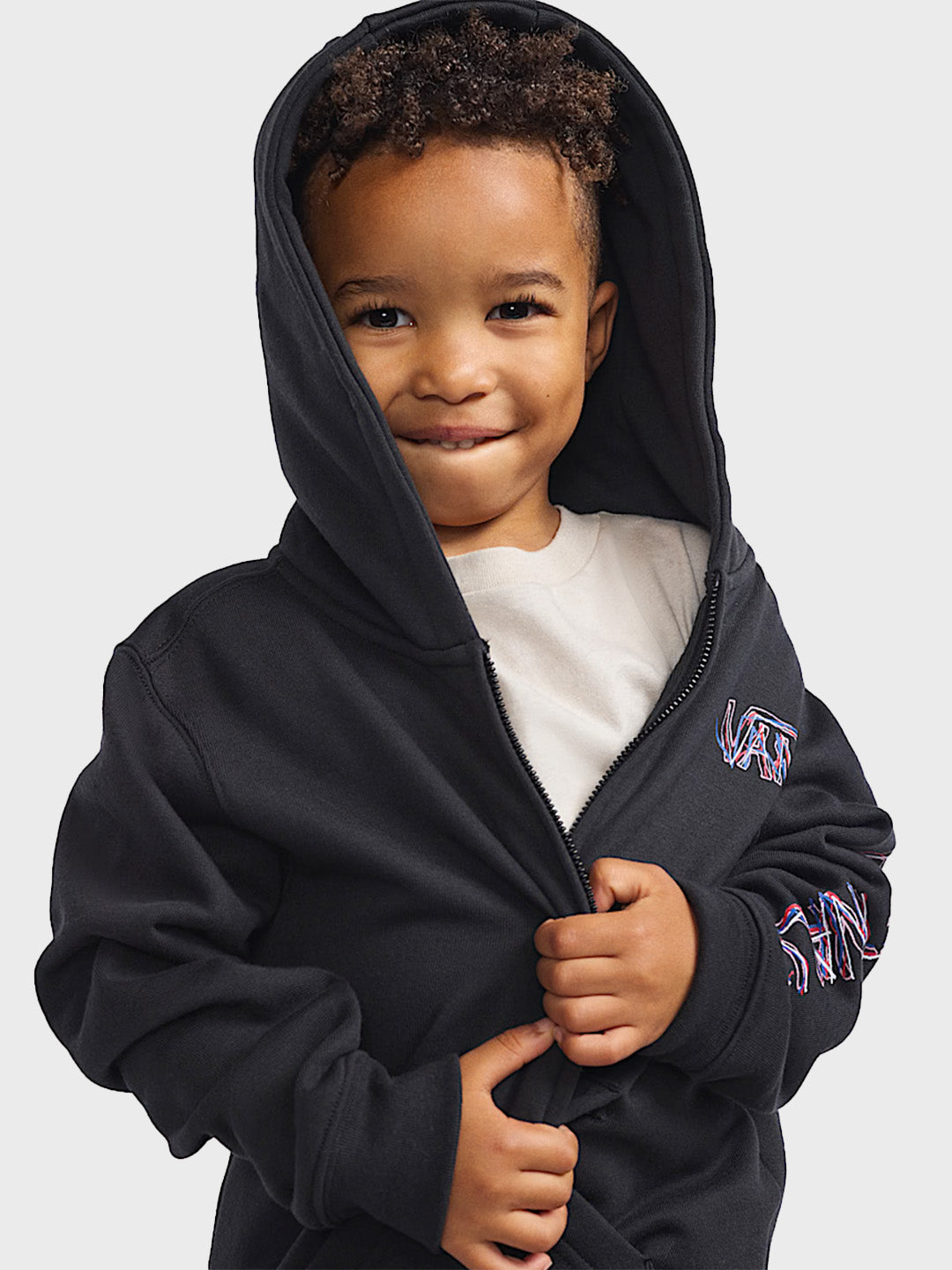 Vans Scribbled Zip Hoodie Black