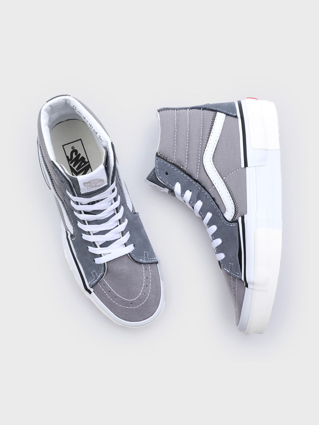 Grey vans sk8 clearance hi