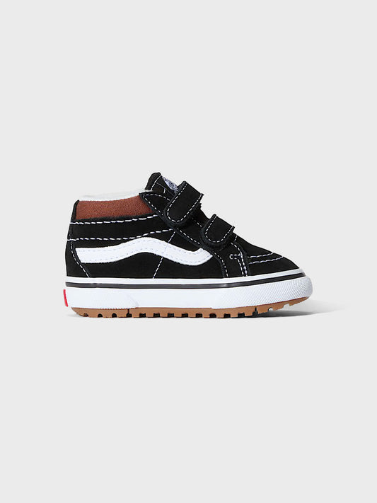 Vans Sk8-Mid (TD) Kinderschoenen Black – zijkant
