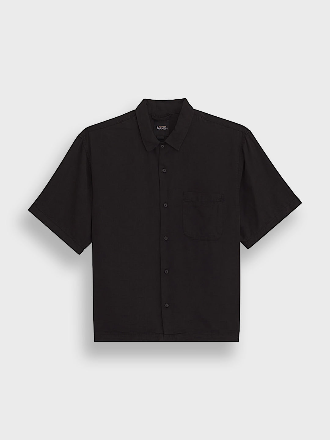 Vans Van Doren Check Camp Shirt Black - voorkant