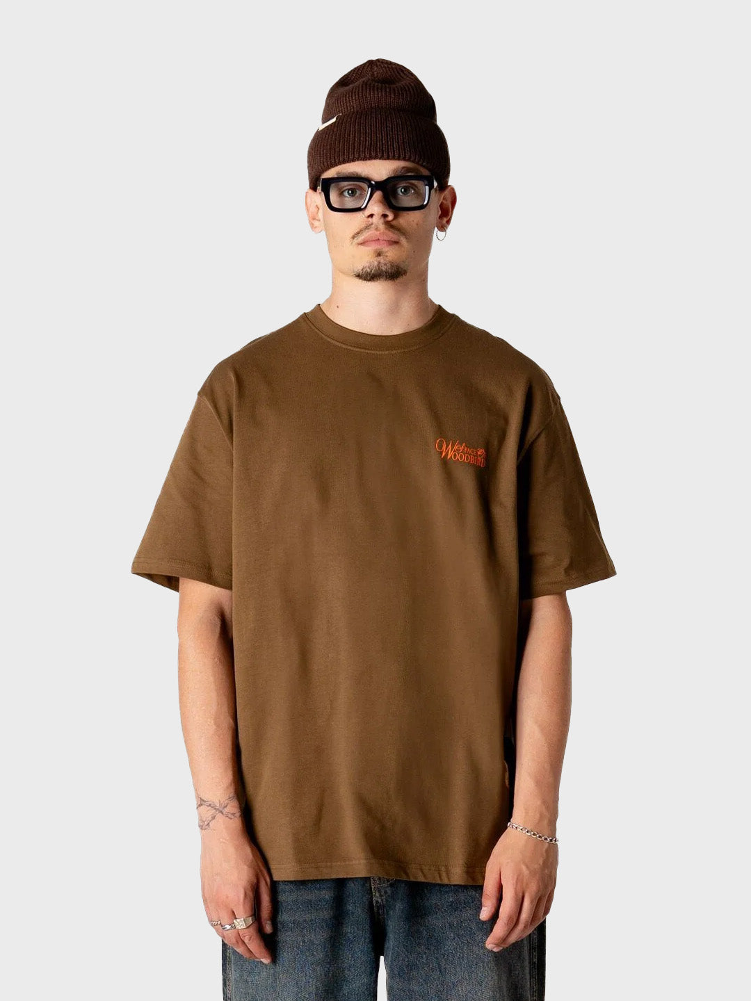 Woodbird t-shirt heren – model voorkant