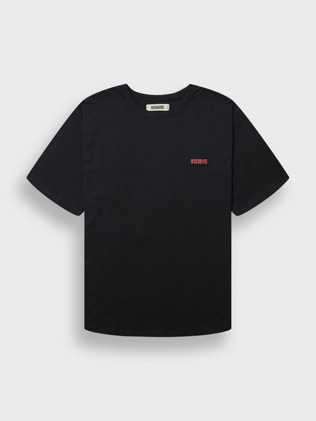 Woodbird WBBaine Mono T-Shirt Black – productfoto voor