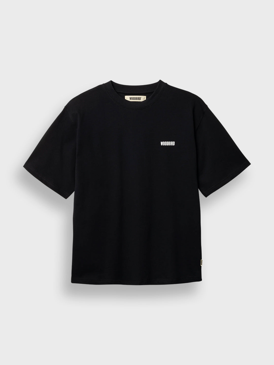 Woodbird WBBaine Sea T-Shirt Black - voorkant