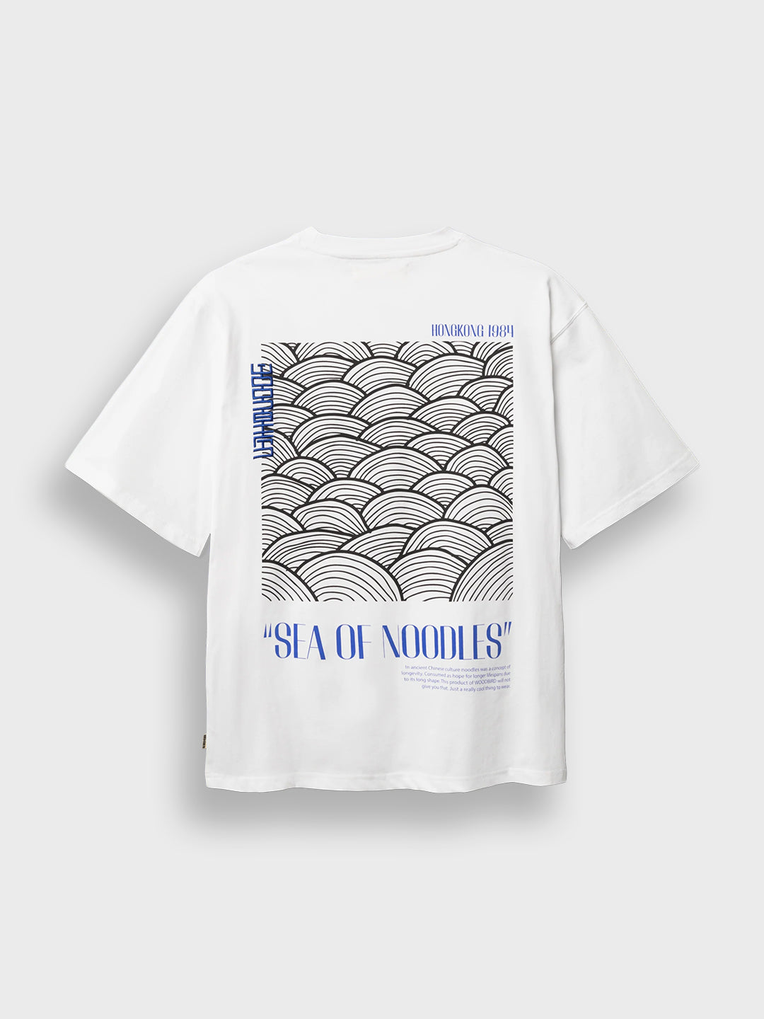 Woodbird WBBaine Sea T-Shirt White - achterkant