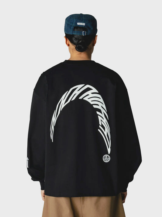 Woodbird WBBeam Warp Longsleeve Black