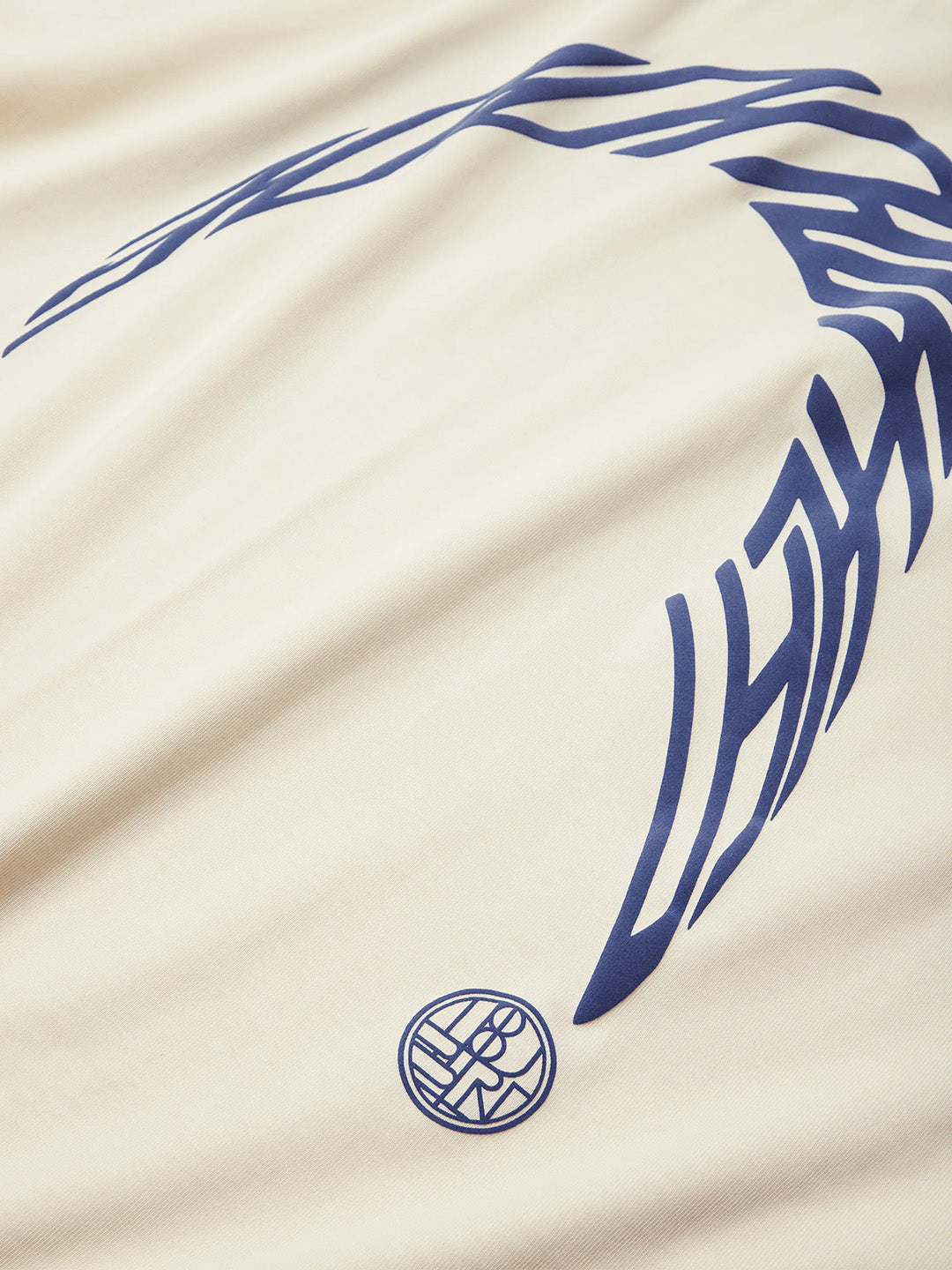 Woodbird WBBeam Warp Longsleeve Off-White – close-up