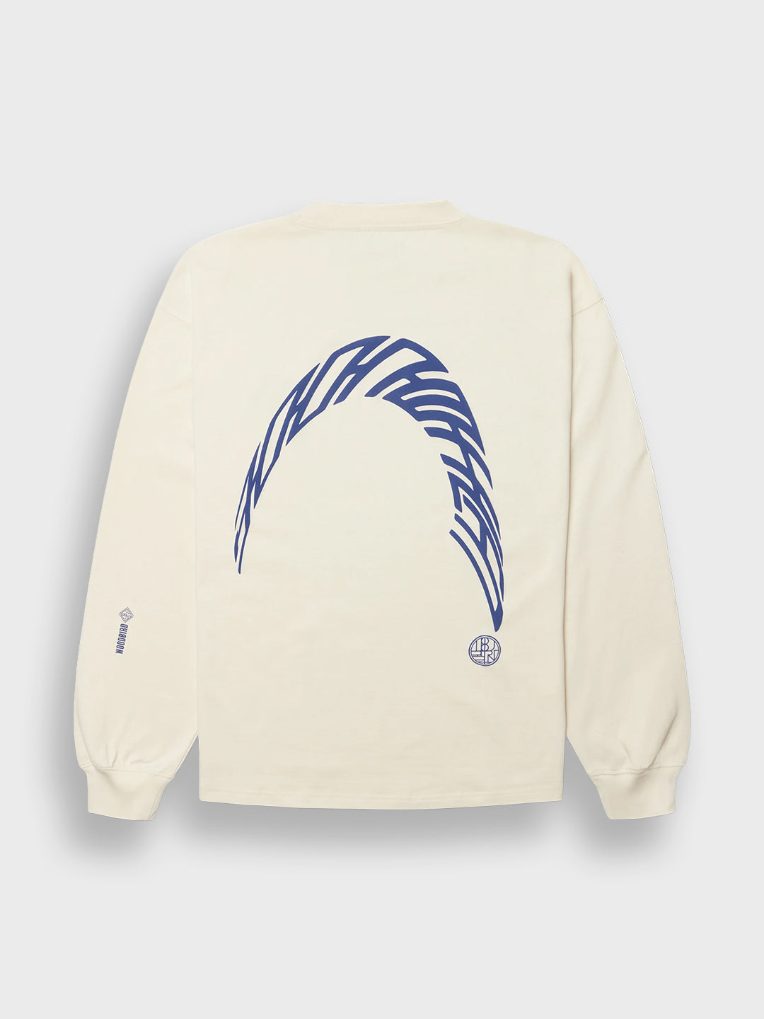 Woodbird WBBeam Warp Longsleeve Off-White – packshot achter