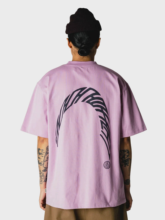 Woodbird WBBaine Warp T-Shirt Violet