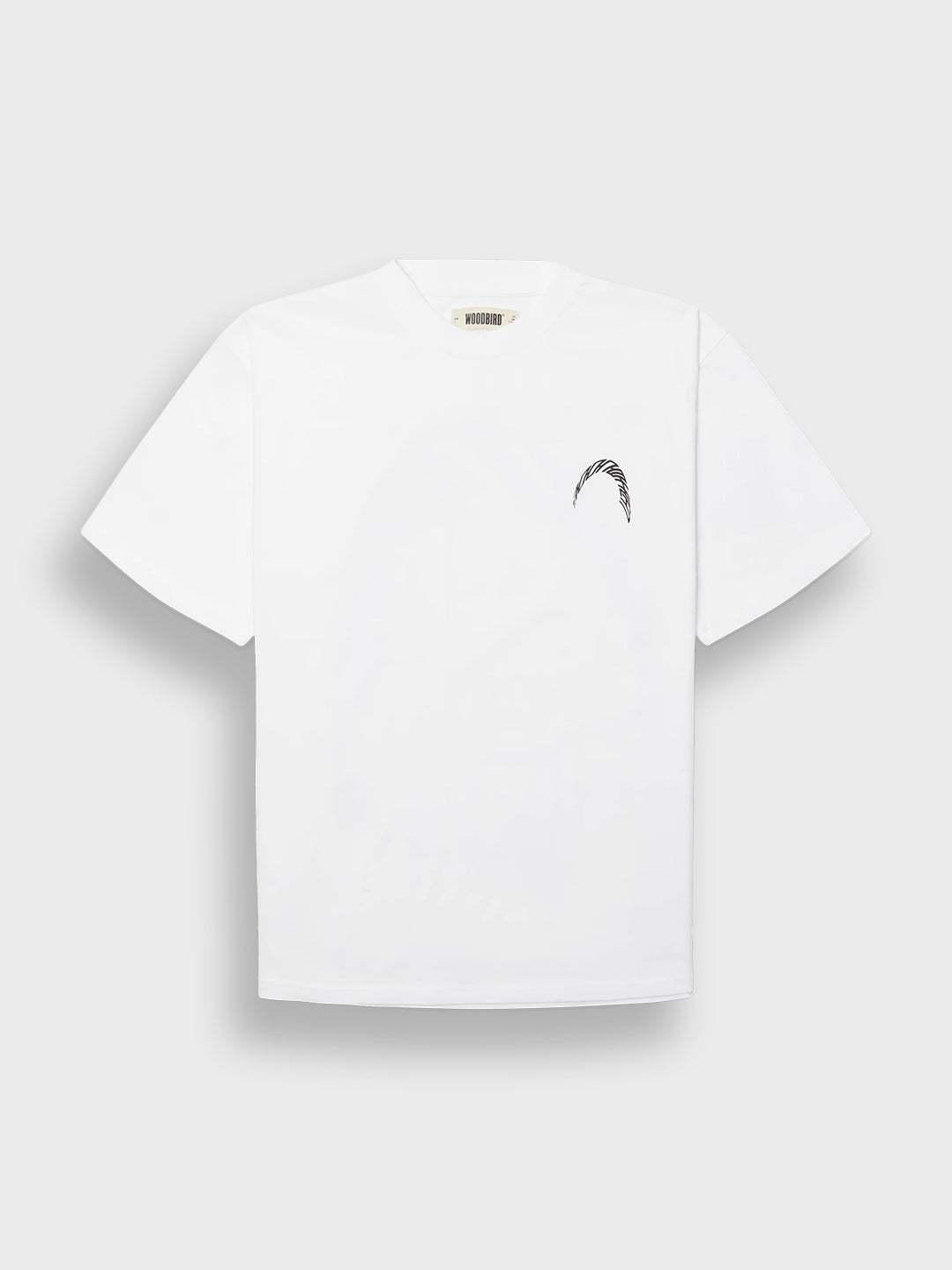 Woodbird WBBaine Warp T-Shirt White - voorkant