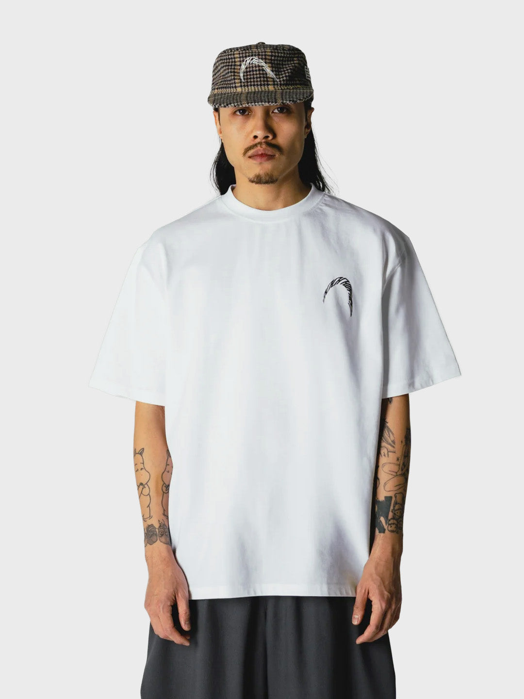 Woodbird WBBaine Warp T-Shirt White – voorkant