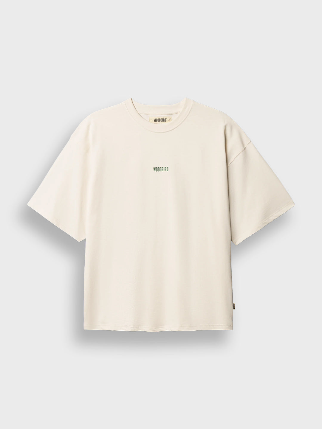 Woodbird WBBeam Lion T-Shirt Off-White - voorkant