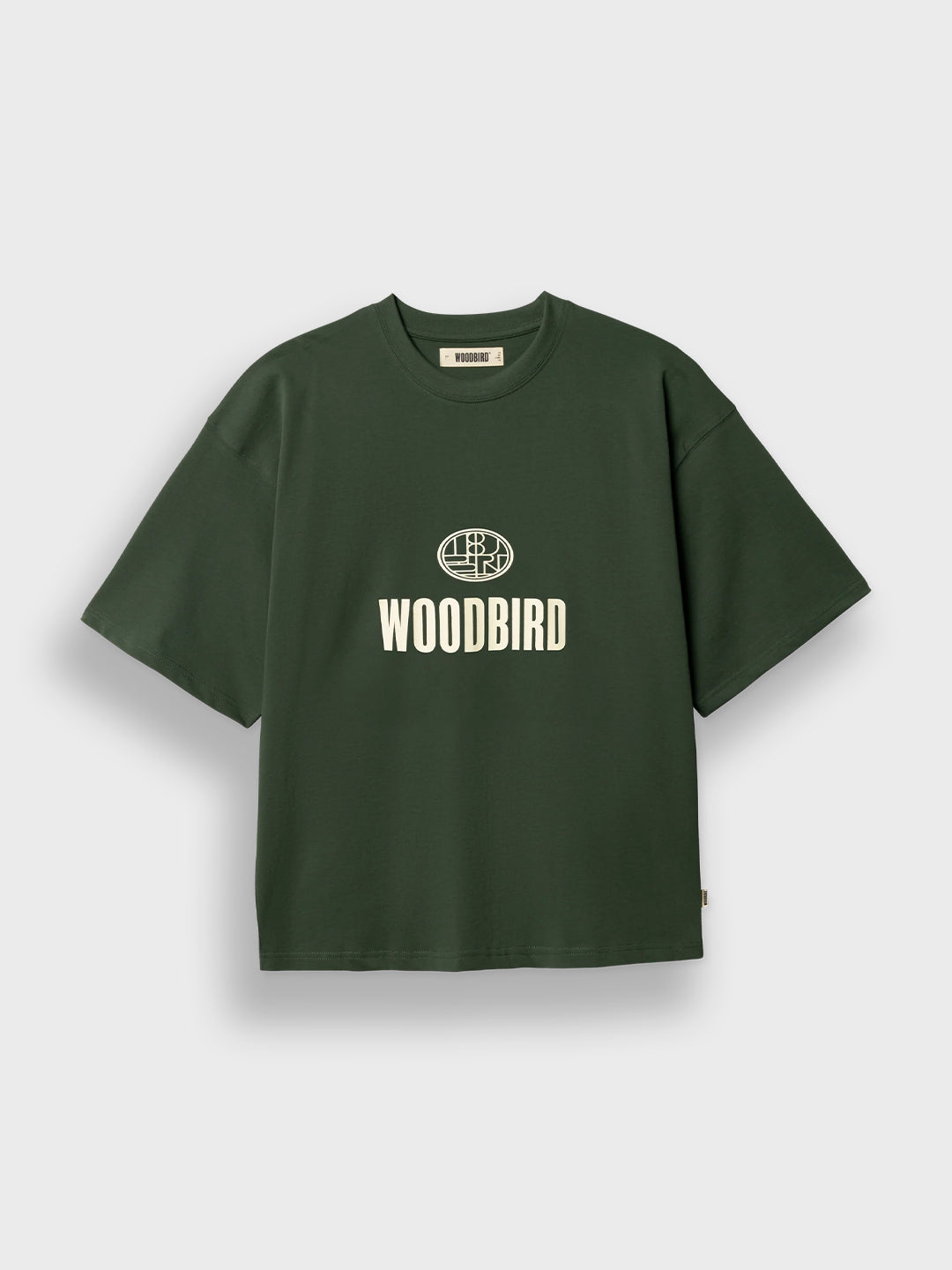 Woodbird WBBeam Nine T-Shirt Pine Green - voorkant