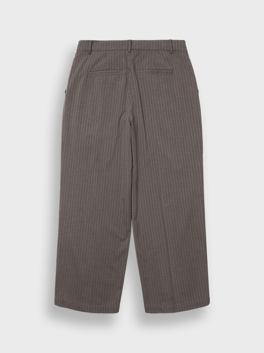 Woodbird WBBin HB Stripe Pants Grey – packshot achter