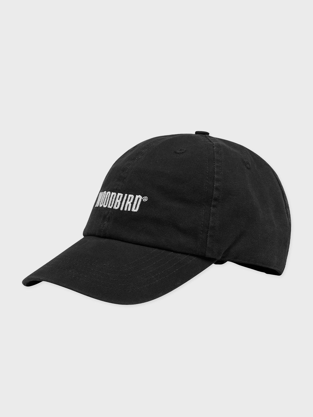 Woodbird WBCore Twill Cap Black – zijkant
