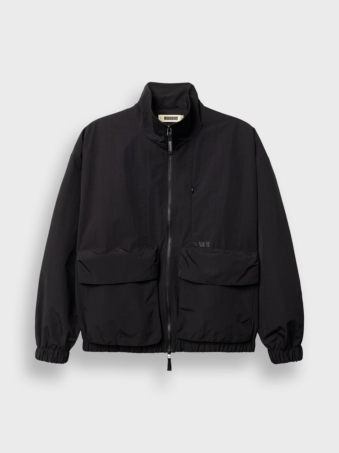 Woodbird WBDim Cargo Jacket Black - voorkant