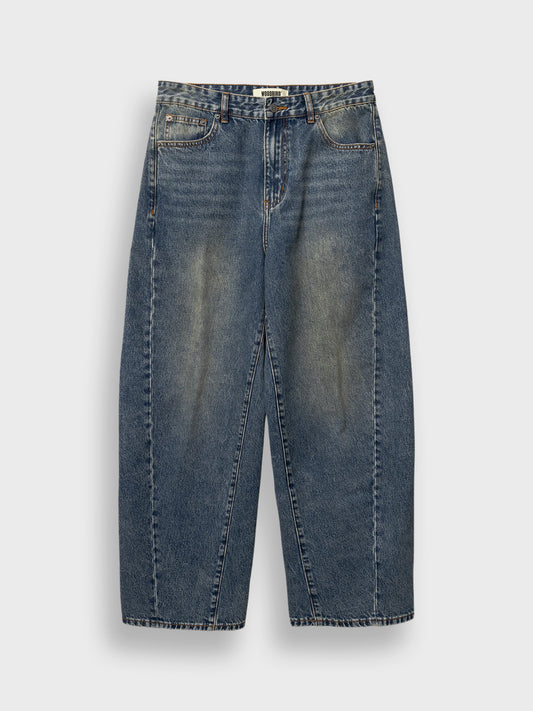 Woodbird WBGhat Twisted Jeans Blue Vintage - voorkant