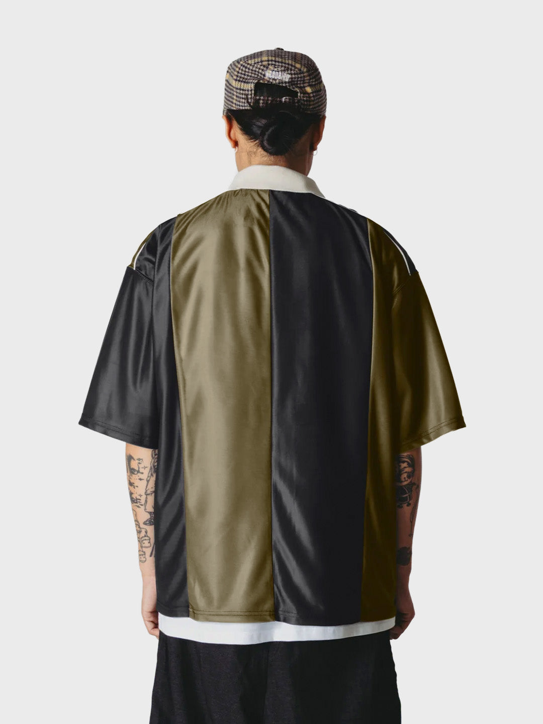 Woodbird WBHiro Sport Zip Polo Dark Olive – achterkant