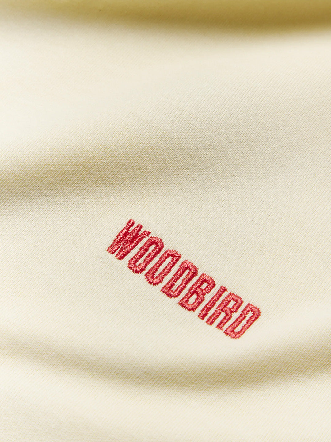 Woodbird WBJoes Mono Longsleeve Off-White – close-up
